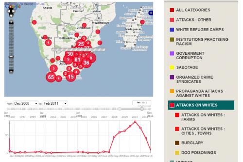 attacks on white south africans